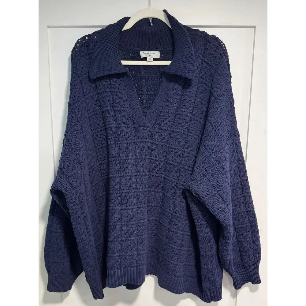 RACHEL COMEY x Target Polo Pullover Chunky Knit Collared Sweater Size 3X